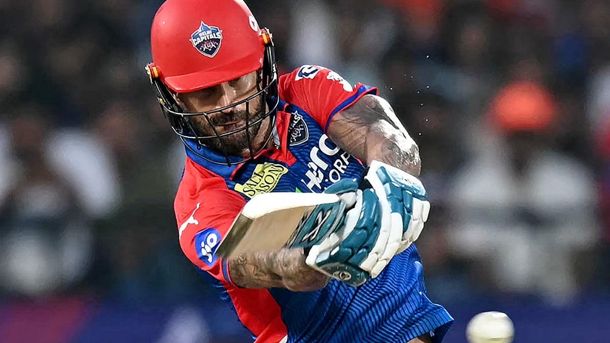 Faf du Plessis starred for the Capitals - null