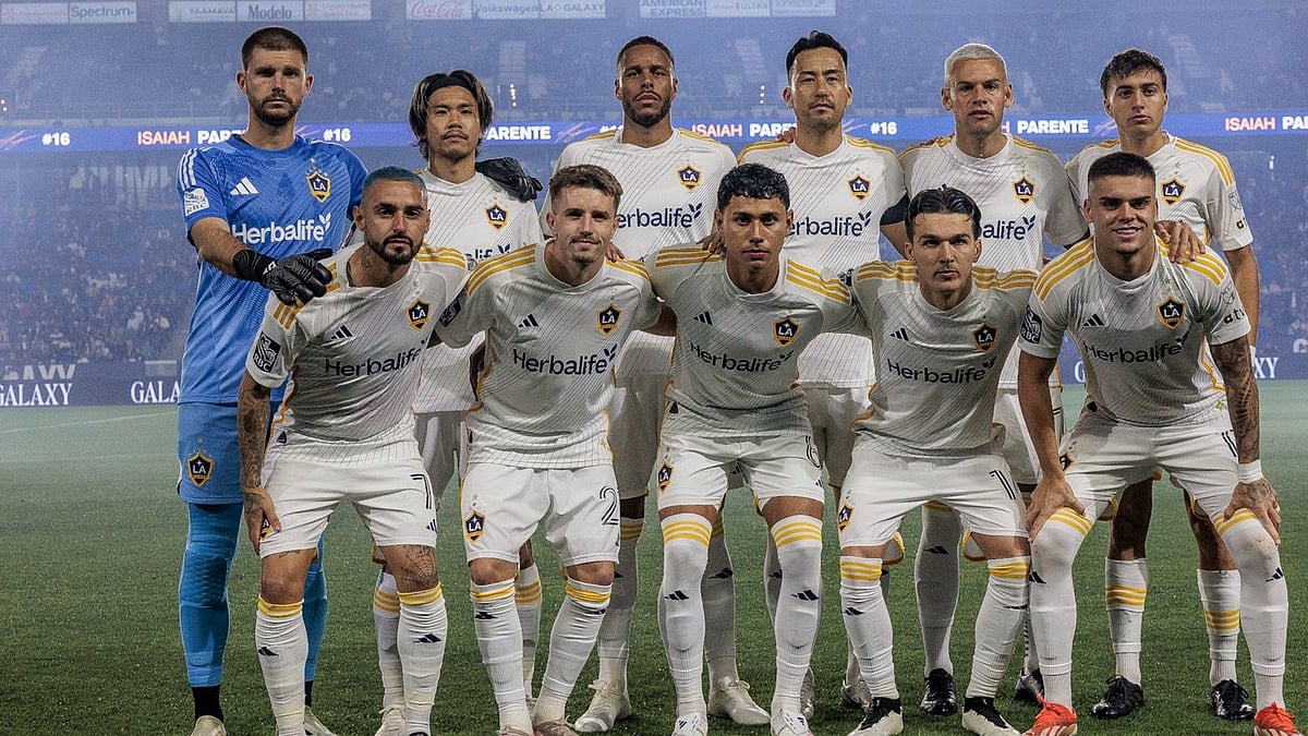 X/LA Galaxy : File photo of the LA Galaxy football outfit. 