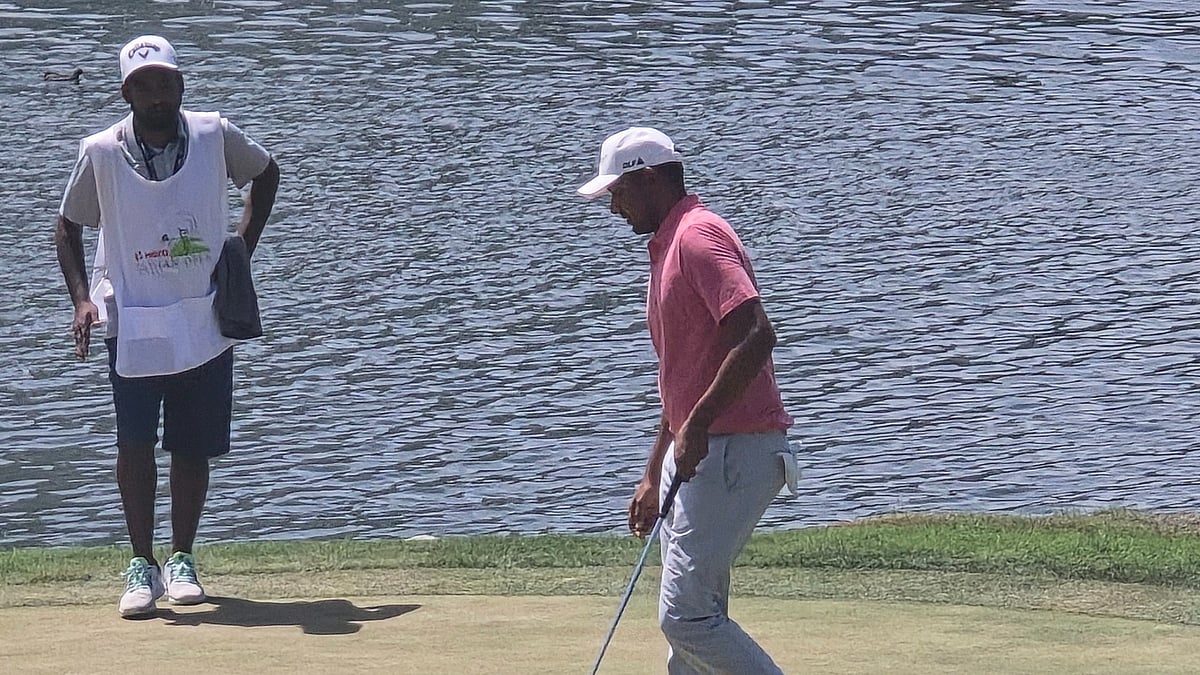 Photo: X | PGTI : Indian golfer Veer Ahlawat.