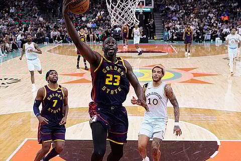 NBA Basketball Game: San Antonio Spurs vs Golden State Warriors