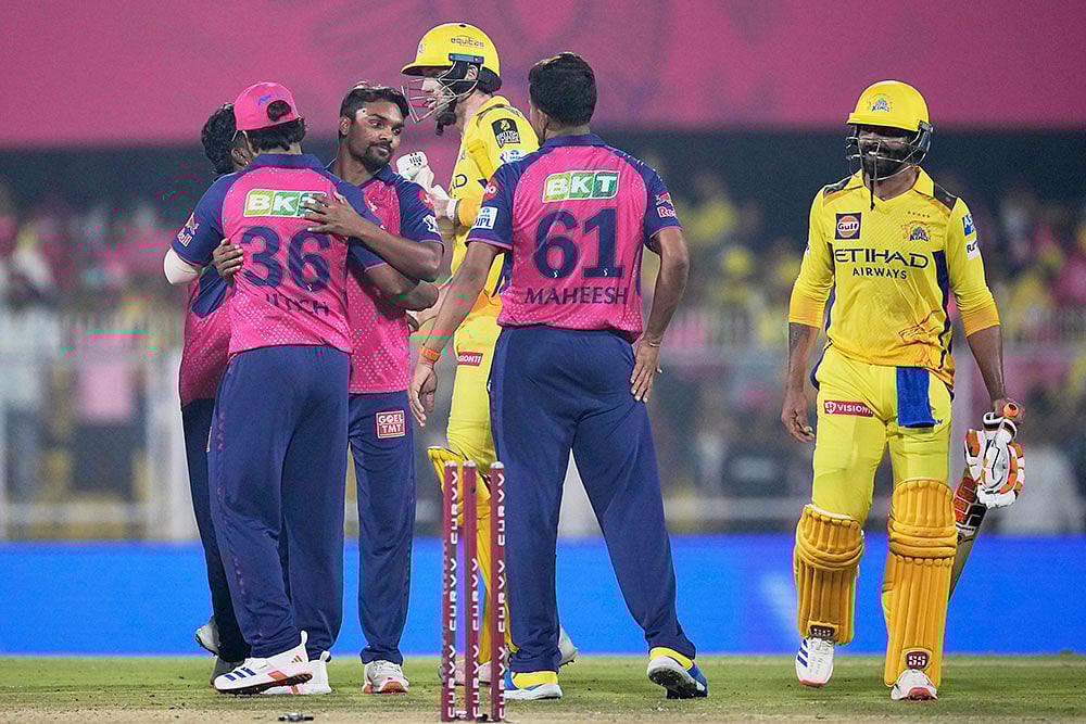 | Photo: AP/Anupam Nath : Indian Premiere League 2025: Chennai Super Kings vs Rajasthan Royals