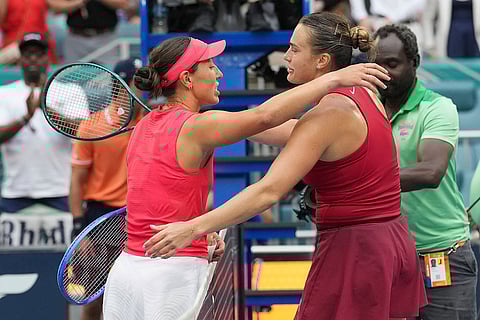 Miami Open tennis tournament: Aryna Sabalenka vs Jessica Pegula
