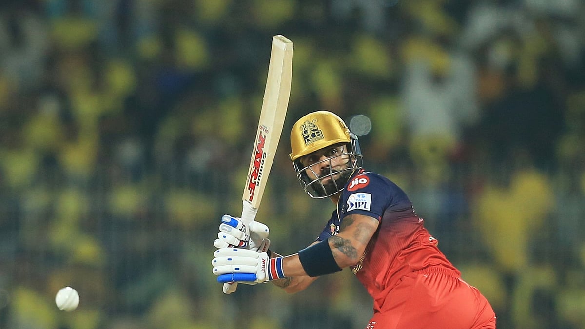 Royal Challengers Bengalurus Virat Kohli plays a shot during the IPL. AP