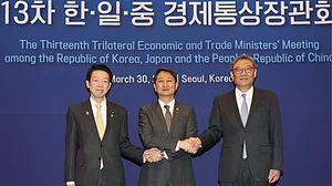 | Photo: AP : China, South Korea And Japan To Jointly Counter Trump's Tariffs, Say Reports