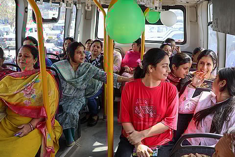 Free bus service for women launched in J&K