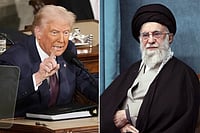 Trump’s Iran Gamble: Is Washington Ready to Strike And What Lies Ahead? AP : US President Donald Trump (L) and Iran's Supreme Leader Ayatollah Ali Khamenei (R)