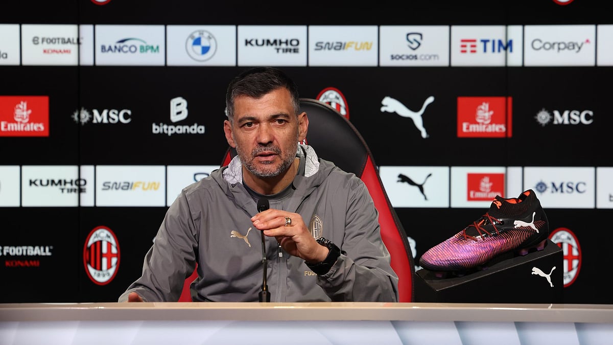 Conceicao addresses the media on Tuesday