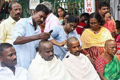 Strike of ASHA workers in Thiruvananthapuram