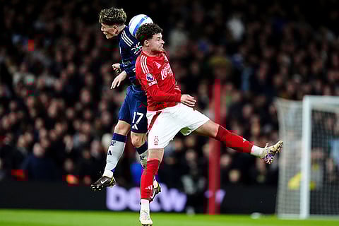 English Premier League soccer match: Manchester United vs Nottingham Forest