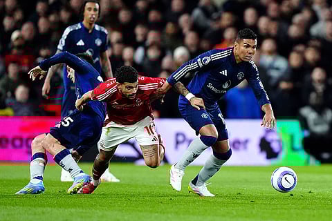 English Premier League soccer match: Nottingham Forest vs Manchester United