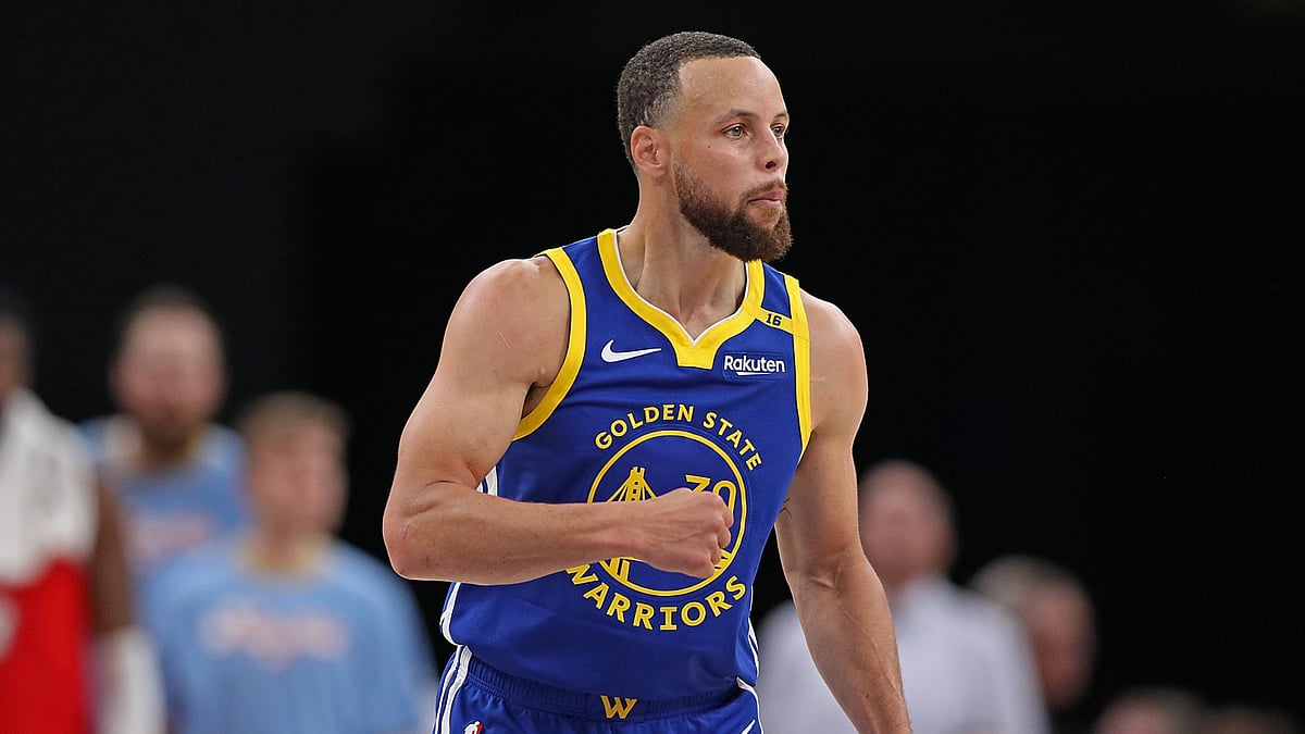 Steph Curry during the Golden State Warriors' win over the Memphis Grizzlies