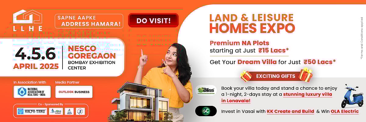 Land & Leisure Homes Expo 2025: India's Elite Real Estate Exhibition For Investments & Second Homes At Nesco, Goregaon From 4th To 6th April 2025