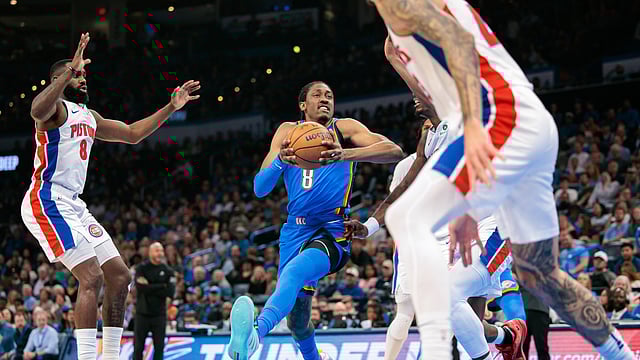 NBA Wrap: Oklahoma City Thunder Beat Detroit Pistons; Miami Heat Stun Boston Celtics