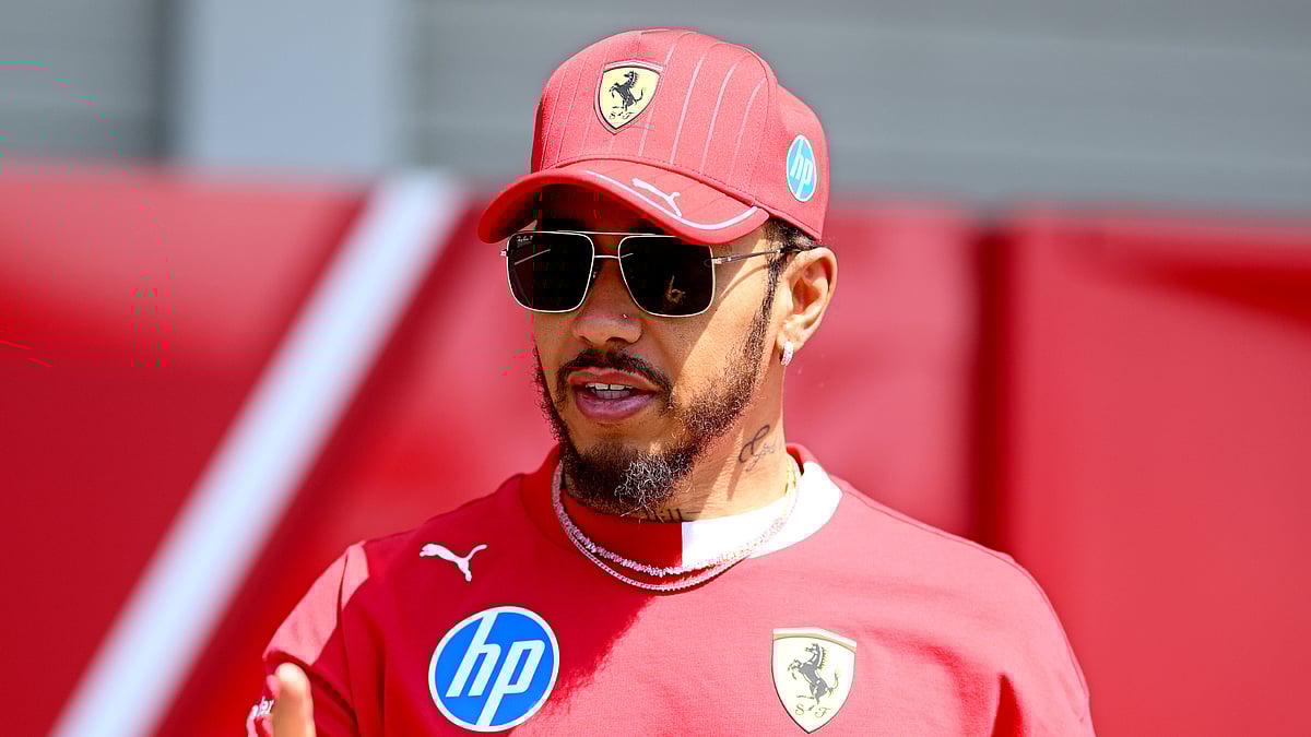 Ferrari's Lewis Hamilton in Japan