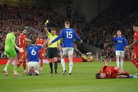 English Premier League Soccer match: Everton vs Liverpool