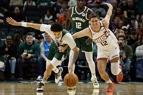 NBA Basketball Game: Milwaukee Bucks vs Phoenix Suns