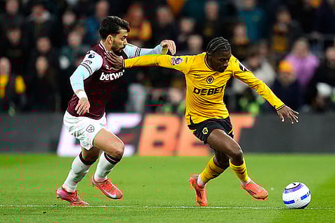 English Premier League Soccer: West Ham United vs Wolverhampton Wanderers