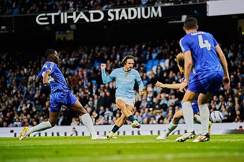 English Premier League Soccer match: Manchester City vs Leicester City