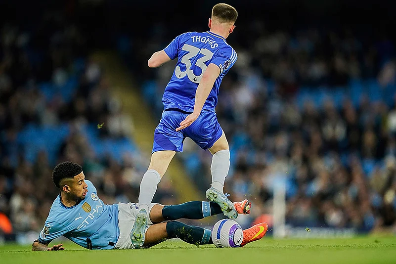 English Premier League Soccer match: Leicester City vs Manchester City