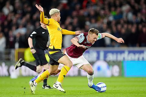 English Premier League Soccer: Wolverhampton Wanderers vs West Ham United