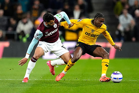 English Premier League Soccer Match: West Ham United vs Wolverhampton Wanderers