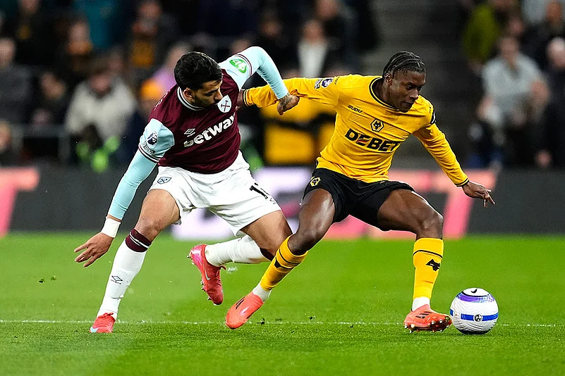 English Premier League Soccer Match: Wolverhampton Wanderers vs West Ham United