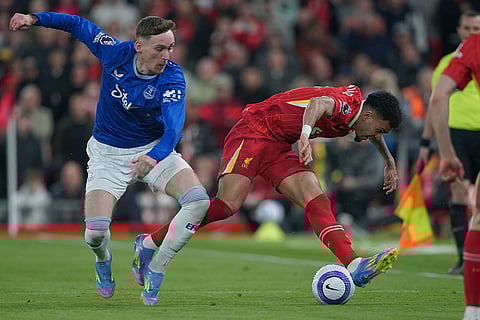 English Premier League Soccer: Everton vs Liverpool