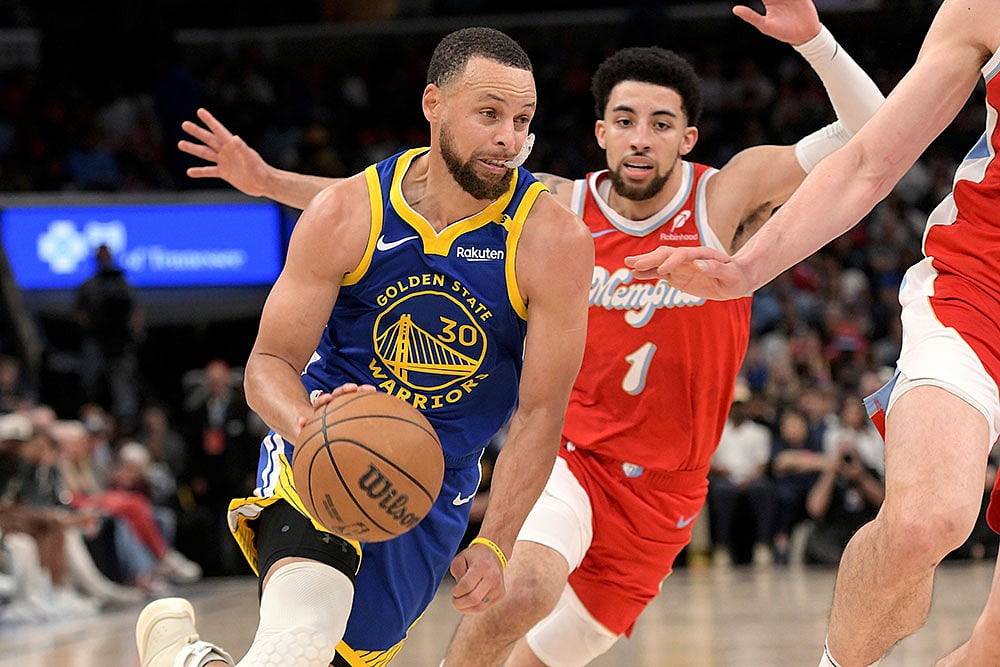 | Photo: AP/Brandon Dill : NBA: Golden State Warriors vs Memphis Grizzlies