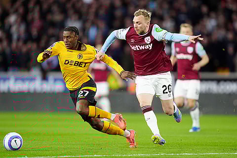 English Premier League Soccer Match: Wolverhampton Wanderers vs West Ham United