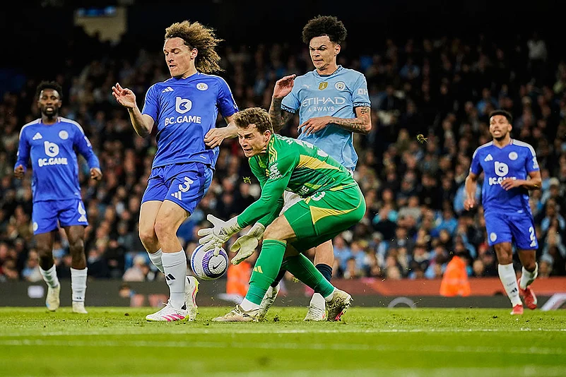 English Premier League Soccer: Leicester City vs Manchester City