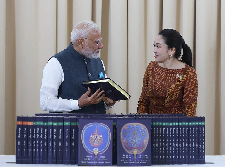 PM Modi with Thailand Prime Minister Paethongtarn Shinawatra - X/Narendra Modi