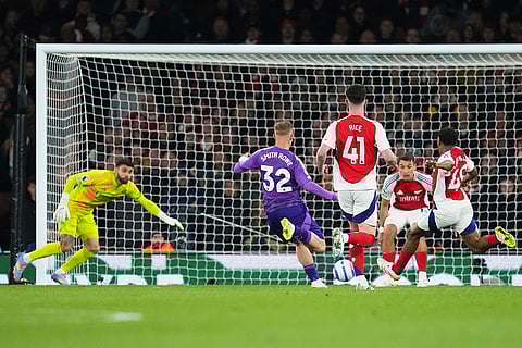English Premier League Soccer: Arsenal vs Fulham