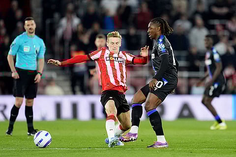 English Premier League soccer: Southampton vs Crystal Palace