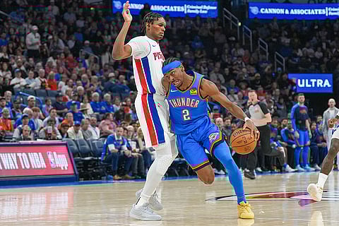 Pistons Thunder Basketball