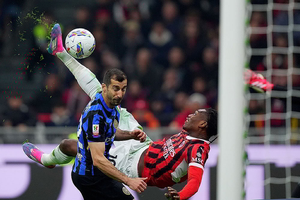 | Photo: Spada/LaPresse via AP : Italian Cup: AC Milan vs Inter Milan