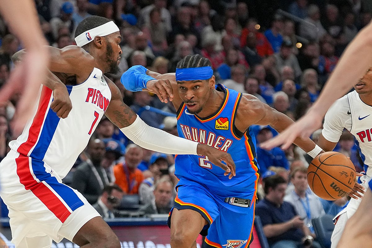 NBA: Detroit Pistons vs Oklahoma City Thunder
