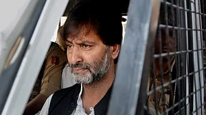 PTI : J&K separatist leader Yasin Malik |