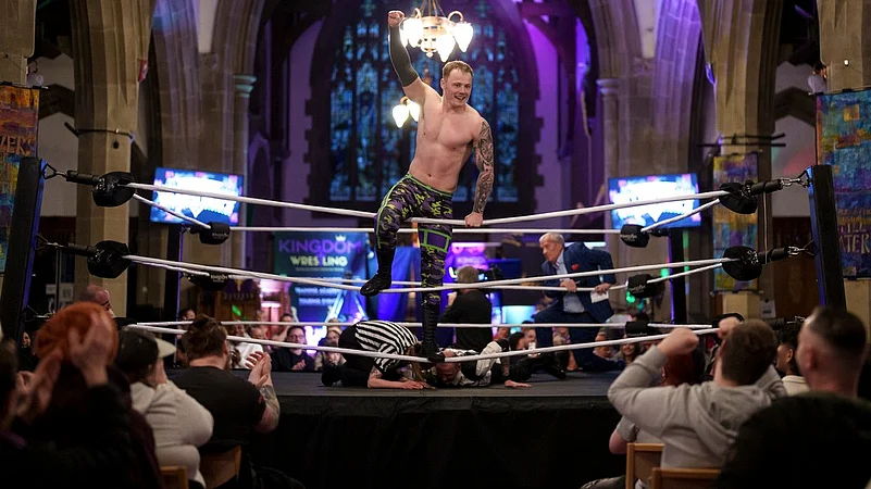 Billy OKeefe Kingdom Wrestling show at St Peters Church
