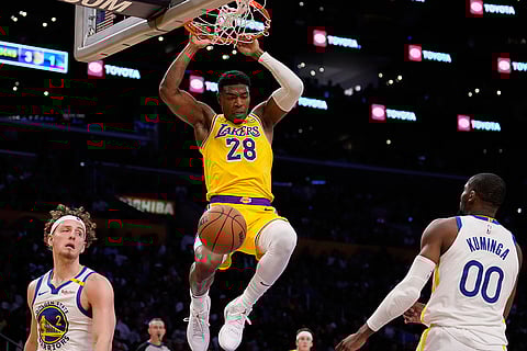 NBA Basketball: Golden State Warriors vs Los Angeles Lakers