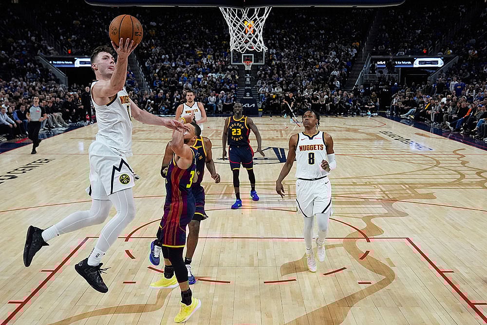 | Photo: AP/Godofredo A. Vásquez : NBA: Denver Nuggets vs Golden State Warriors