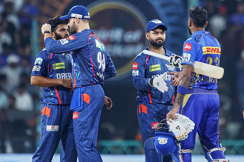 | Photo: AP : Indian Premiere League: Mumbai Indians vs Lucknow Super Giants