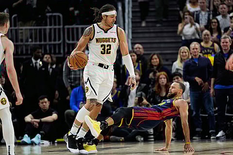 NBA Basketball Game: Denver Nuggets vs Golden State Warriors