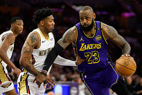 NBA Basketball: Los Angeles Lakers vs New Orleans Pelicans
