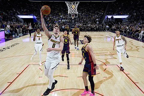 NBA: Golden State Warriors vs Denver Nuggets