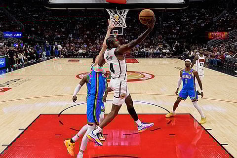 NBA Basketball Game: Houston Rockets vs Oklahoma City Thunder