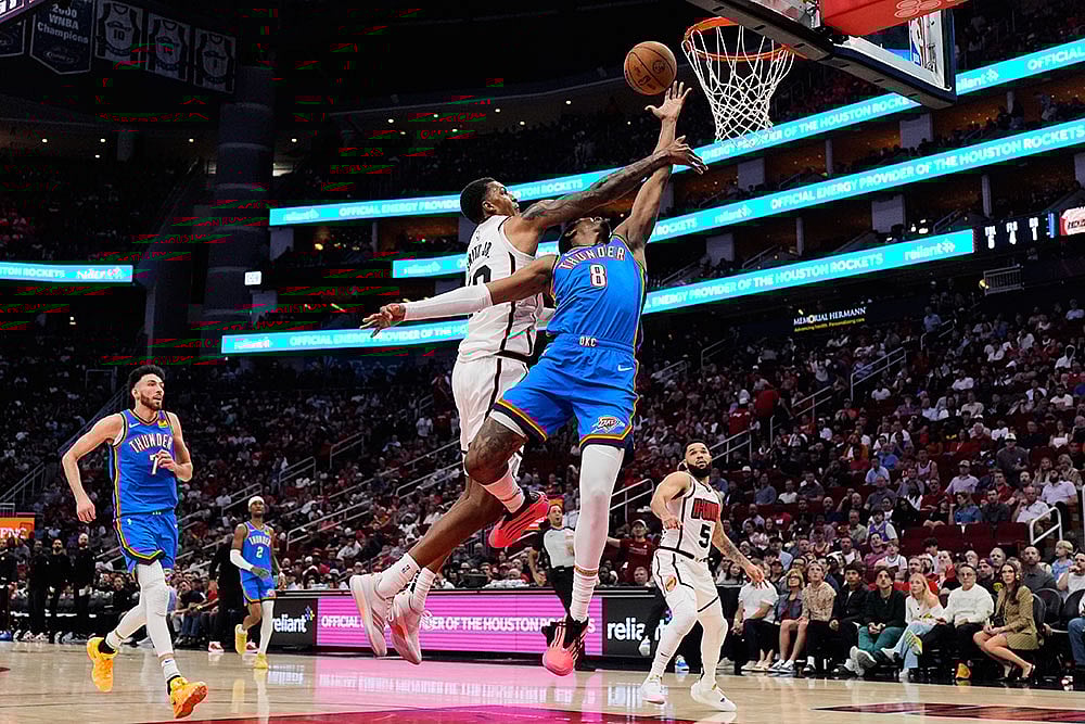 | Photo: AP/Ashley Landis : NBA: Houston Rockets vs Oklahoma City Thunder