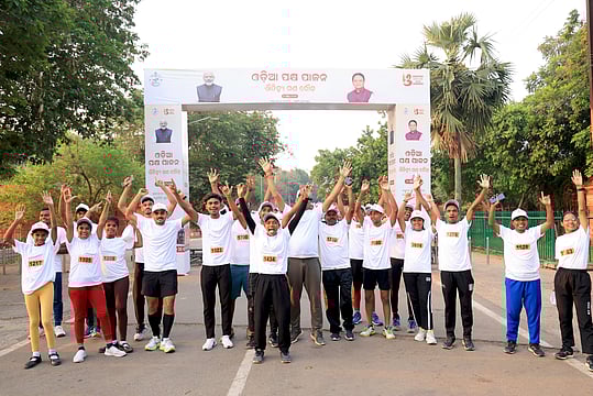 Odisha's Sports Minister Suryabanshi Suraj Promotes Fit India Movement Through Heritage Marathon