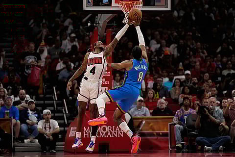 NBA Basketball Game: Oklahoma City Thunder vs Houston Rockets