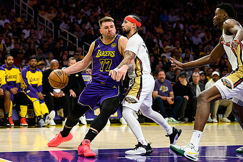 Lakers Pelicans Basketball