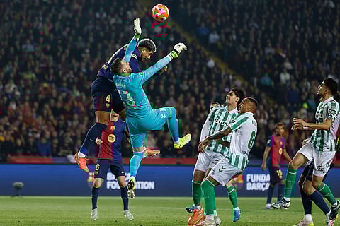 La Liga soccer match: Barcelona vs Real Betis